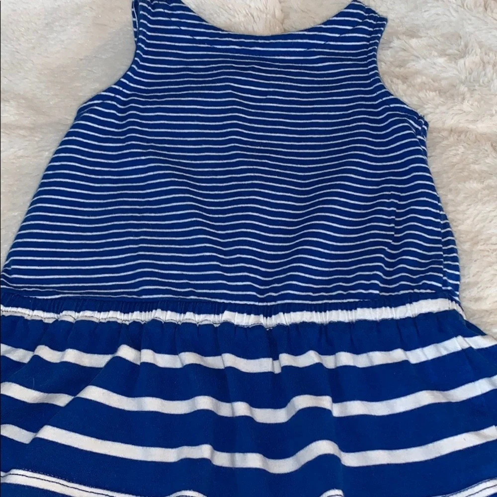 Baby Gap Blue stripe Dress 3-6 mos tank sundress